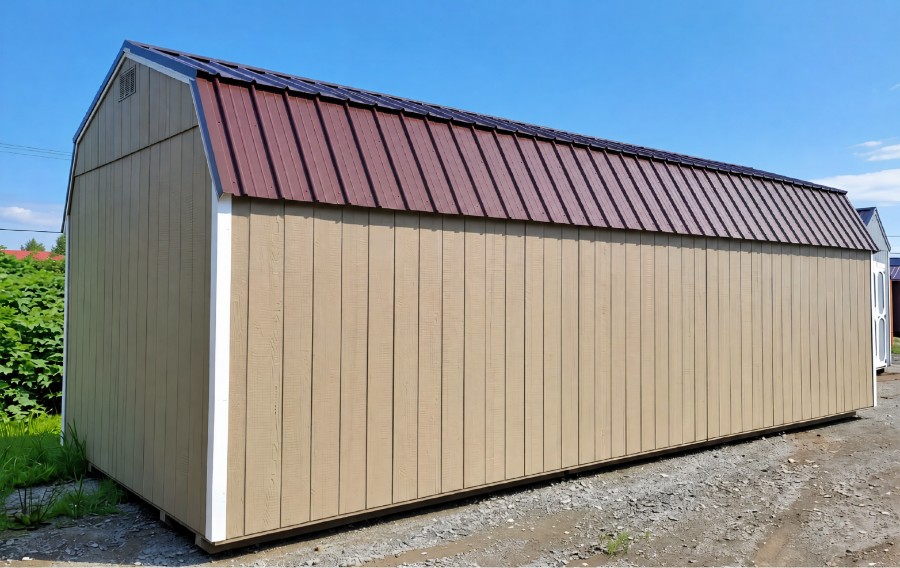 Lofted Barn Garage - 12x28 image 2